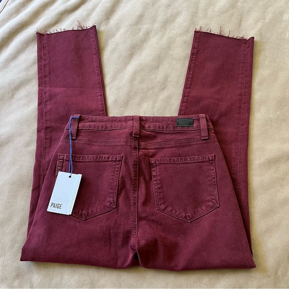 Paige Verdugo Ankle Pants with Raw Hem - New - Picture 2 of 9